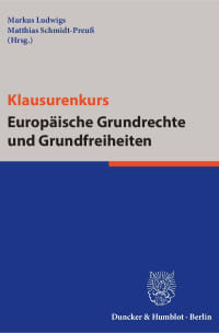 Cover Klausurenkurs Europäische Grundrechte und Grundfreiheiten