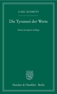 Cover Die Tyrannei der Werte