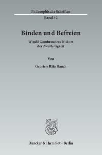 Cover Binden und Befreien