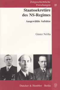 Cover Staatssekretäre des NS-Regimes