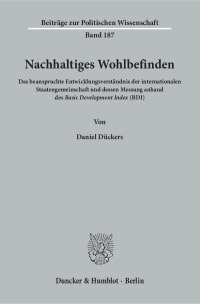 Cover Nachhaltiges Wohlbefinden