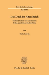 Cover Das Duell im Alten Reich