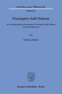 Cover Preemptive Self-Defense