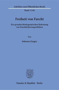 Cover Freiheit von Furcht