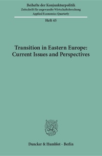 Cover Transition in Eastern Europe: Current Issues and Perspectives