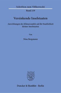 Cover Versinkende Inselstaaten