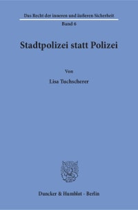 Cover Stadtpolizei statt Polizei