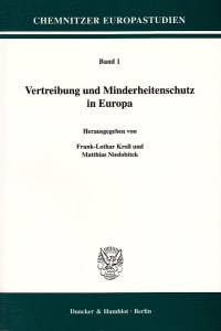 Cover Vertreibung und Minderheitenschutz in Europa