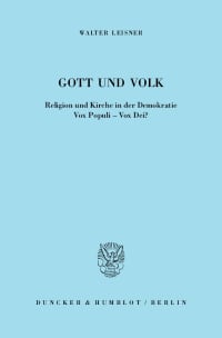 Cover Gott und Volk