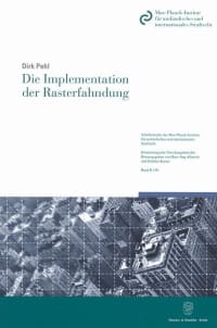 Cover Die Implementation der Rasterfahndung