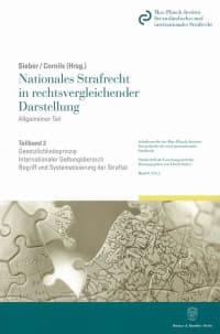 Cover Nationales Strafrecht in rechtsvergleichender Darstellung