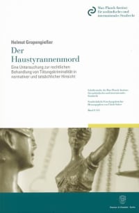 Cover Der Haustyrannenmord