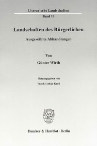 Cover Landschaften des Bürgerlichen