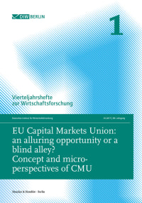 Cover EU Capital Markets Union: an alluring opportunity or a blind alley?