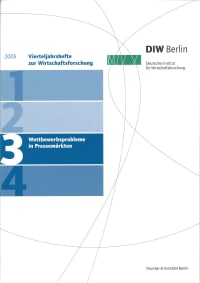 Cover Wettbewerbsprobleme in Pressemärkten