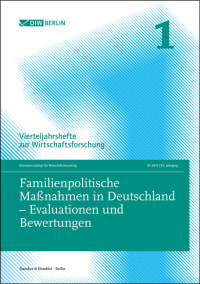 Cover Familienpolitische Maßnahmen in Deutschland – Evaluationen und Bewertungen