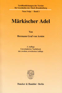 Cover Märkischer Adel