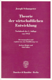 Cover Theorie der wirtschaftlichen Entwicklung