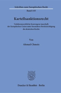 Cover Kartellsanktionsrecht