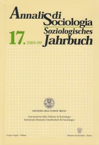 Cover Annali di Sociologia / Soziologisches Jahrbuch