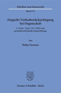 Cover Doppelte Verlustberücksichtigung bei Organschaft