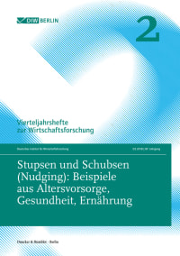 Cover Stupsen und Schubsen (Nudging)