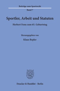 Cover Sportler, Arbeit und Statuten