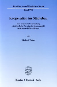 Cover Kooperation im Städtebau