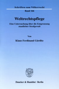 Cover Weltrechtspflege