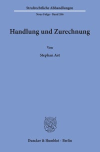 Cover Handlung und Zurechnung