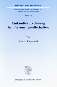 Cover Einkünftezurechnung bei Personengesellschaften