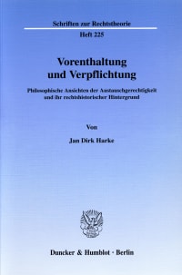 Cover Vorenthaltung und Verpflichtung