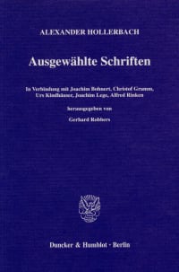 Cover Ausgewählte Schriften