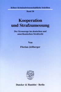 Cover Kooperation und Strafzumessung