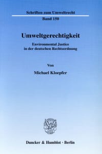 Cover Umweltgerechtigkeit