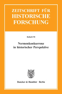 Cover Normenkonkurrenz in historischer Perspektive