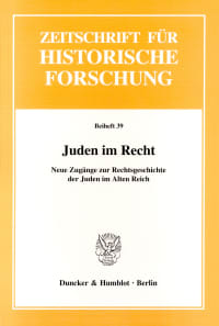 Cover Juden im Recht