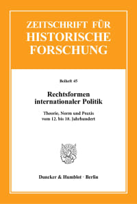 Cover Rechtsformen internationaler Politik