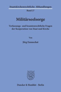 Cover Militärseelsorge