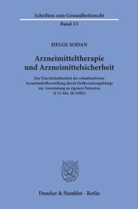 Cover Arzneimitteltherapie und Arzneimittelsicherheit