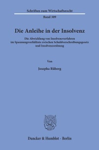 Cover Die Anleihe in der Insolvenz