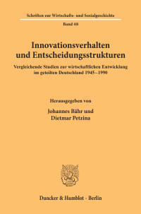 Cover Innovationsverhalten und Entscheidungsstrukturen