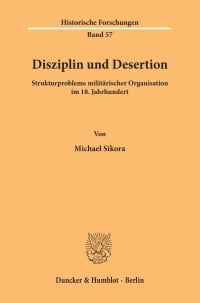 Cover Disziplin und Desertion