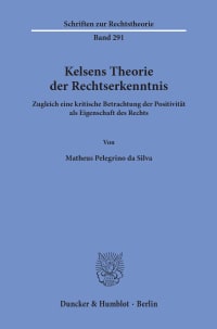 Cover Kelsens Theorie der Rechtserkenntnis