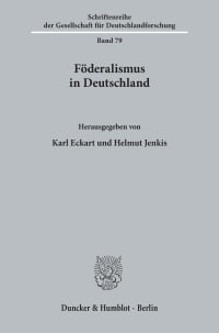 Cover Föderalismus in Deutschland