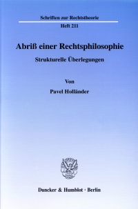 Cover Abriß einer Rechtsphilosophie