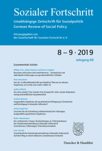 Cover Sozialer Fortschritt (SF)