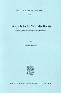 Cover Die symbolische Natur des Rechts