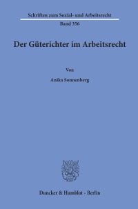 Cover Der Güterichter im Arbeitsrecht