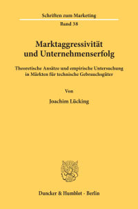 Cover Marktaggressivität und Unternehmenserfolg